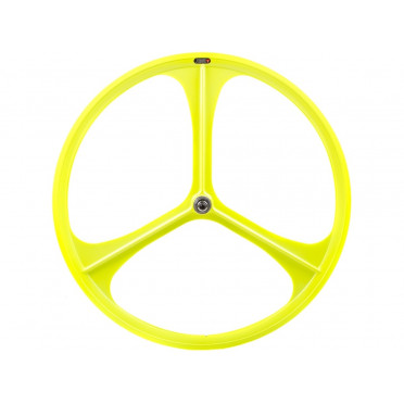 3 Spoke Wheel Neon Yellow