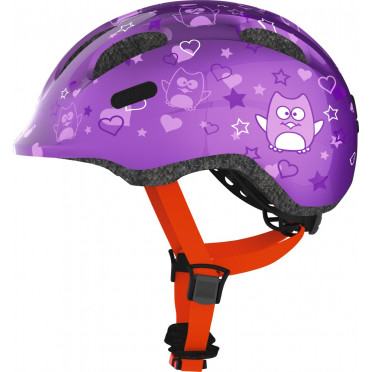 ABUS - Smiley 2.0 Purple Star - Kids Bike Helmet