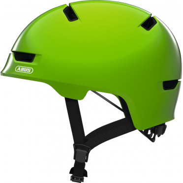 ABUS - Scraper 3.0 Shiny Green - Kids Bike Helmet