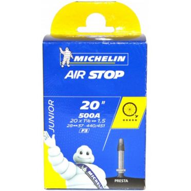 Michelin - F3 - 500A x 1"1/8-1.50 - Schrader 29 mm - Innertube