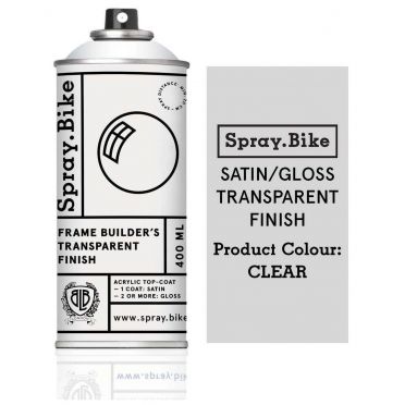 Bicycle clear varnish Spray.Bike Satin / Gloss