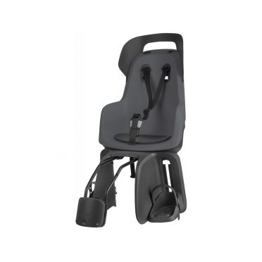 Bobike - Rear Rack Mounted Dark Grey Go Baby Carrier
