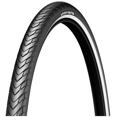 Michelin - 700 x 35C Protek Reinforced Hi Viz Stripe Bike Tire