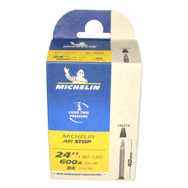 Michelin - D3 - 600A x 1"1/8-1.50 - Presta 29 mm - Innertube